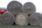 8 round bales of 4'x5' net wrapped CRP hay, 8 times the money