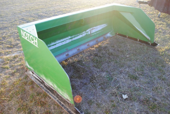 Notch 8' Snow Pusher, Model SPE, Serial No. 27999, Global/Euro mount