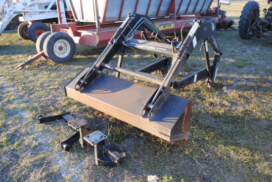 Koyker 155 Hydraulic loader with 60" bucket, came off of Cub Cadet 7274, bucket needs welding