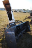 Allied 6' Snowblower, 540 pto, 3-point, hydraulic turn spout
