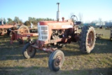 Farmall 400, wide front, power steering, aftermarket 3-point hitch, low side of T/A is out, 5.00-16