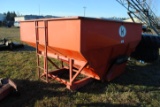 Kory Farm Equipment 185 bu. Gravity box, no running gear