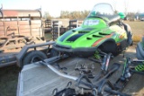 1997? Arctic Cat CL9978, 370 Lightweight, with dollies, owner says it runs, shows 4277 miles, REGIST