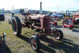 Farmall 'H' tractor, wide front, axle wheel weights, 540 pto, 5.50-16 fronts, 11.2-38 rears, runs &
