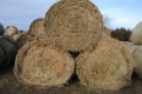 6 Round bales of 4'x5' net wrapped grass hay, sell 6 times the money