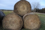 5 Round Bales of 4'x5' net wrapped grass hay, sell 5 times the money