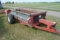 H&S 125 manure spreader, poly floor, single beater