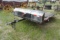 1988 Homemade Utility Trailer, 10'x8', tilt bed, 1 tie down, TITLED (Sales tax & title fees will app