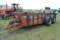 H&S 350 Manure Spreader, double beaters, 2 flat tires, needs work