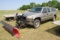 2002 GMC Sierra, 6L gas engine, extended cab, automatic, shortbox with topper, 8' Western Ultra Moun