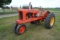Allis Chalmers 'WD', narrow front, fenders, 3-point, 12-volt, currently not running but owner states