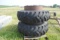Pair of 18.4-38 band duals off of IH 1086, no hardware