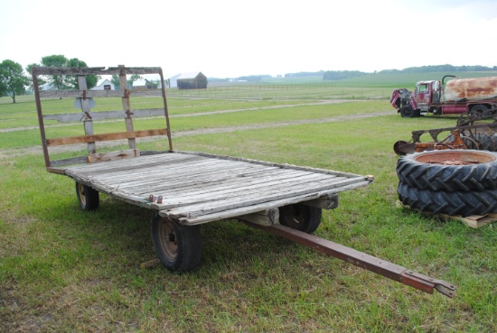 16'x8' Hay rack on 4-wheel running gear