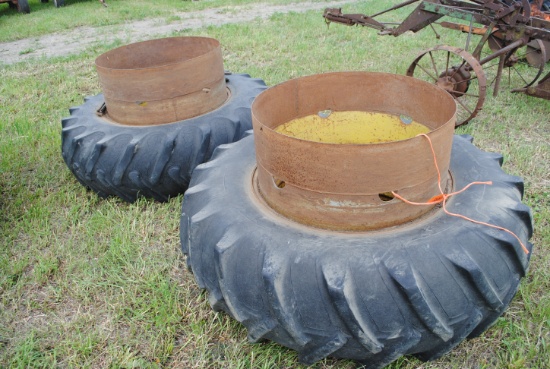 Pair of 34" band duals with hardware