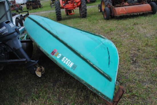 1959 Core Craft 14' fiberblass boat, no motor, NO TRAILER, Boat registration fees will apply