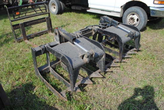 80" Root Grapple bucket with hydraulics