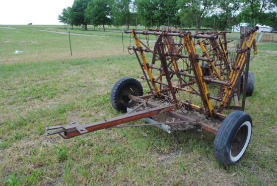 Kuver 5-section drag on cart