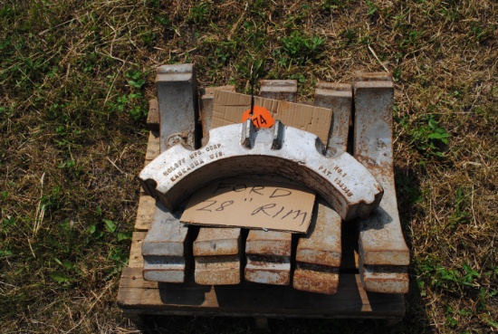 Wheel weights for Ford 28" rim