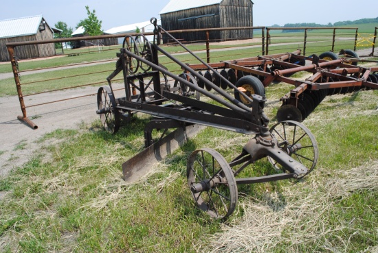 John Deere Adams Co. Road Grader, square deal No. 10, Serial No. 867