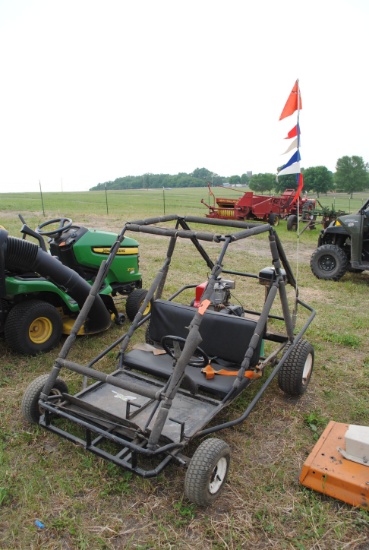 Homemade GoKart with Tecumseh 7HP engine, runs