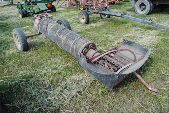 Feterl grain screener, 8" auger, 10', no motor