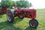 Farmall 'C' with aftermarket 3-point, narrow front, 540 pto, 12-volt system, 9.5-36 rears, 5.0