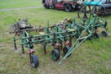 John Deere 40 Cultivator with extra pallet of parts, wheels, alignment pieces are in office
