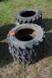 Set of 4 10.5-15 Skidloader Tires (sell as set)