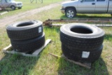 Set of 385/65R22.5 tires (sell 4 times the money)