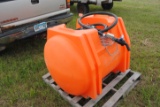 FarmPak CS 250-gallon tank, used for chemical, has meter & 12-volt pump, owner states it works