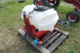 Fimco Sprayer with 60-gallon tank, 3-point, pto pump, 10' boom & wand