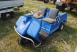 Harley Davidson blue golf carts, 3-wheels, gas, not running