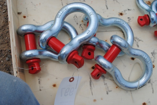 2023 Greatbear Screw Pin Anchor Shackles 1" 8.5-ton working load limit, unused, sells 4 times the mo