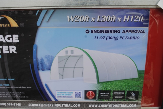 Golden Mount S203012R-300gsm PE Dome Storage Shelter, CSA/TUV Snow Rating Test Report, SGS fabric Ce