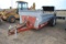 New Idea 3739 Manure Spreader, poly floor, slop gate, double beater, poly is cracked in rear, 