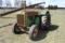 John Deere Model D Tractor, wide front, Fenders 540pto, draw bar - NOT RUNNING- guessing motor is ti