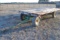13'x7-1/2' Hay Rack Flatbed on John Deere 4-wheel running gear