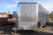 2002 H&H Enclosed Trailer, has side door & flip down ramp door, 5-bolt wheels, approx. 21' long to f