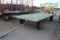 8x16' Hay rack, on 4 wheel running gear