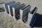 5 Stainless Steel Hog Feeders (sell as set)