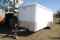**T**  2003 Cargo Pro Enclosed Trailer, 6'x14', barn door style on back, side door, 2