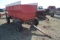 Hydraulic Flare Box, 100+/- bu. approx., on 4-wheel running gear