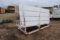 9' wood cattle chute- adjustable height