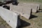 4 cement barriers-(sell 4 times the money)