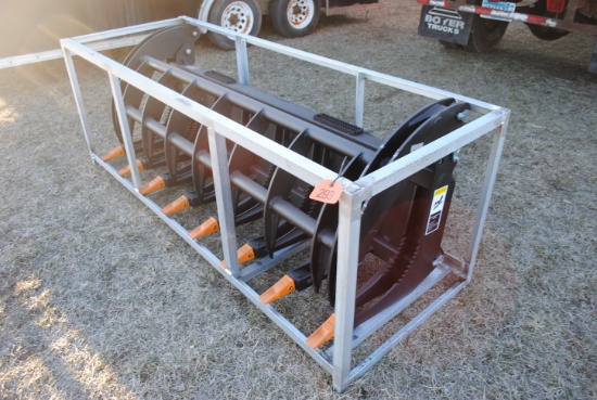 Greatbear 78" Heavy Grass Fork Grapple, operating pressure: 16Mpa, universal skidsteer mount, new