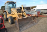 1996 John Deere 410D backhoe, diesel, Turbo 4x4, 88