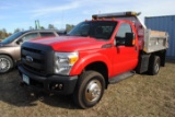 **T** 2012 Ford F350 Super Duty, V8 engine, 6.2 gas, cloth interior, automatic, A/C, tilt, cruise, p