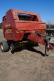 New Holland 678 Round Baler, makes 5'x5' bales, pto shaft, manual & buzzer in office, sometimes it d