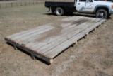 Flat rack off Hay rack, approx. 7'x16', no running gear