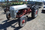 Ford 9N Tractor, wide front, fenders, 3-point - no third arm, 540 pto, Hi/Low transmission, 4.00-19